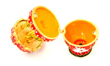 Holiday Carousel Trinket Box with Reindeers. Hand Crafted with Austrian Crystals