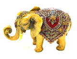 Elephant Decorative Trinket Box. Hand Crafted with Austrian Crystals