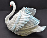 Big Swan Trinket Box. Hand Detailed with Austrian Crystals