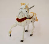 Bejeweled Big Unicorn Trinket Box with Austrian Crystals & White Enamel