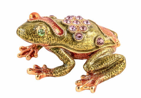 Leaping Frog Trinket Box