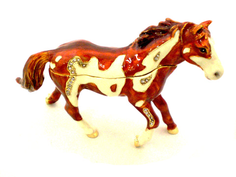 Horse Running Trinket Box