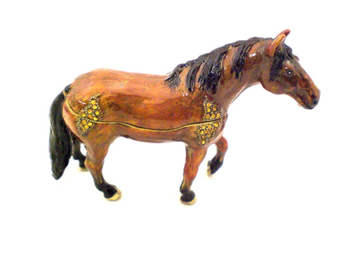 Horse Standing Trinket Box