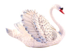 Big Swan Trinket Box. Hand Detailed with Austrian Crystals
