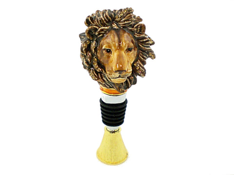 Lion Head Wine Bottle Stopper