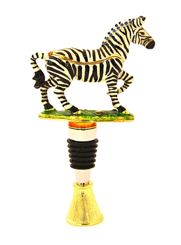 Zebra Box Wine Bottle Stopper