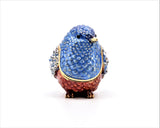 Vivid Colorful Sparrow Bird Trinket Box