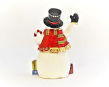 Snowman with Gifts Trinket Box