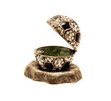 Soccer Ball Trinket Box with Austrian Crystals