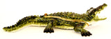 Bejeweled Gator Trinket Box Hand Detailed with Austrian Crystals