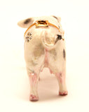 Standing Pig Trinket Box Made with Austrian Crystals