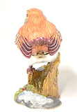 Bejeweled Robin Bird Trinket Box Handmade with Austrian Crystals