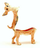 Mini Chihuahua Dog Trinket Box Made with Austrian Crystals