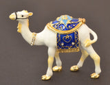 Small Nativity Camel Trinket Box Made with Austrian Crystals