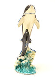 Dolphin and Baby Trinket Box Made with Austrian Crystals