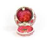 All Jeweled  Crown Trinket Box Handmade with Austrian Crystals & Enamel