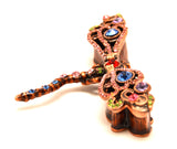 Dragonfly Decorative Trinket Box with Hand Set Austrian Crystals