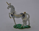 Magical Bejeweled Unicorn Trinket Box with Austrian Crystals & Enamel
