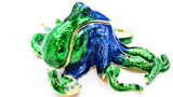 Octopus Trinket Box. Very Detailed with Austrian Crystals & Enamel