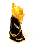 Yorkie Dog Standing Trinket Box. Very Detailed with Austrian Crystals