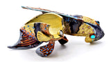 Tropical Fish Trinket Box with Colorful Enamel with Austrian Crystals