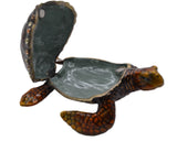 Jeweled Sea Turtle Trinket Box. Hand Crafted with Austrian Crystals & Enamel