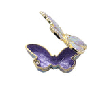 Bejeweled Colorful Butterfly Trinket Box. Handmade with Austrian Crystals Enamel