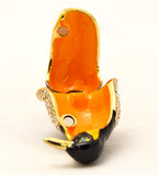 Penguin Trinket Box Handmade with Austrian Crystals