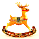 Rocking Reindeer Trinket Box Made with Austrian Crystals