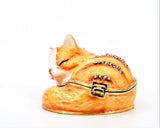 Sleeping Cat Trinket Box
