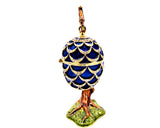 Bejeweled Hanging Egg Trinket Box