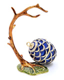 Bejeweled Hanging Egg Trinket Box