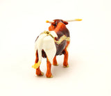 Western Long Horn Trinket Box. Made with Austrian Crystals & Enamel