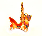Garden Butterfly Trinket Box. Colorful Enamel with Austrian Crystals