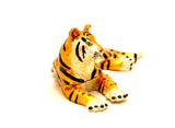 Sitting Tiger Trinket Box Made with Austrian Crystals
