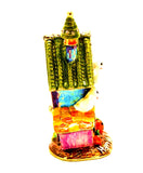 Halloween Haunted House Trinket Box Colorful Enamel & Austrian Crystals