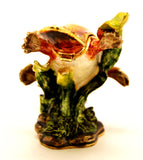 Beautifully Handmade Platypus Trinket Box Made with Austrian Crystals