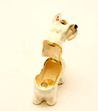 Charming Scotty Dog Trinket Box. Hand Painted Enamel with Austrian Crystals
