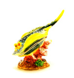 Stingray Trinket Box Hand Crafted with Austrian Crystals