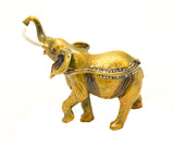 Sacred Elephant Trinket Box. Brown Enamel with Austrian Crystals