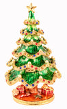 Christmas Tree with Faux Pearls & Austrian Crystals & Enamel