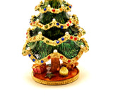Christmas Tree with Faux Pearls & Austrian Crystals & Enamel