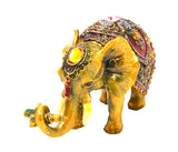 Elephant Decorative Trinket Box. Hand Crafted with Austrian Crystals