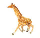 Giraffe with Baby Detachable Trinket Box Made with Austrian Crystals