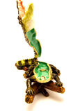 Alligator on Branch Trinket Box Handmade with Austrian Crystals