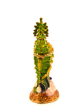 Sea Horse Small Trinket Box with Colorful Enamel & Austrian Crystals