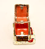 Gingerbread House Trinket Box with Colorful Enamel & Austrian Crystals