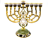 Menorah with Star of David