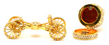 Cinderella Crown Carriage Trinket Box. Hand Set Austrian Crystals Gold Plating