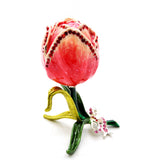 Standup Tulip Flower Trinket Box